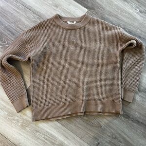 Time and Tru Taupe Knit Sweater